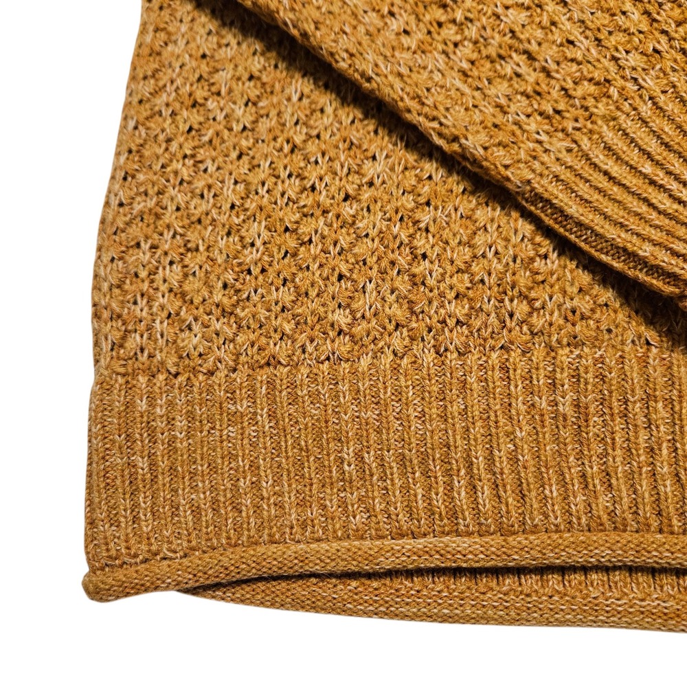 Universal Thread Womens L Gold Knit Crew Neck Long Sleeve Casual Sweater - Picture 6 of 10